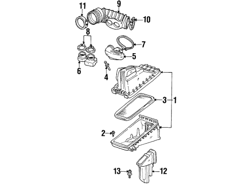 1995 Buick Riviera Throttle Position Sensor Diagram for 24502965
