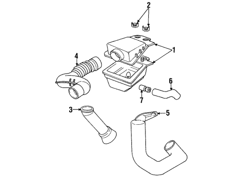 1994 Chevy Cavalier Air Intake Diagram