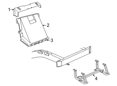 2003 Chevy Corvette Radiator Support Diagram