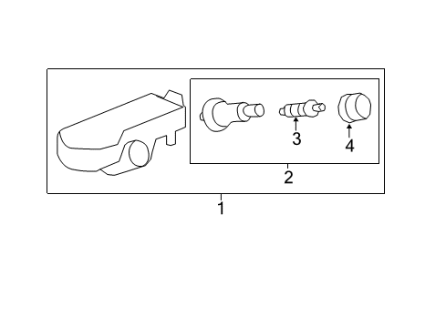 2012 Chevy Captiva Sport Tire Pressure Monitoring Diagram