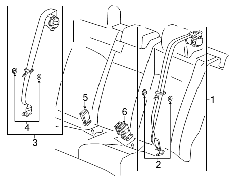 2014 Chevy Sonic Seat Belt Diagram