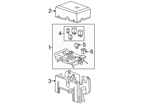 2007 Cadillac Escalade EXT Fuse & Relay Diagram