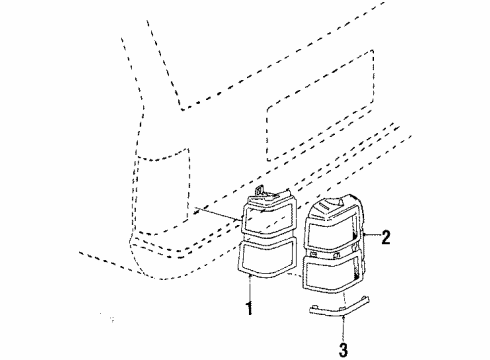 1986 Buick Century Tail Lamps Diagram