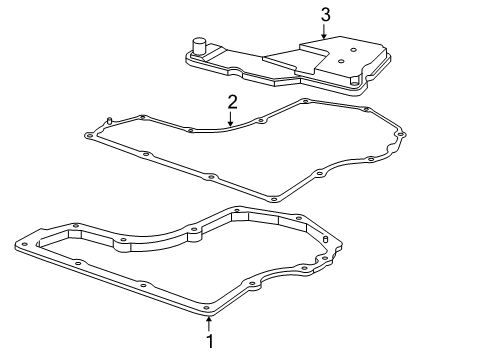 2009 Saturn Aura Transaxle Parts Diagram