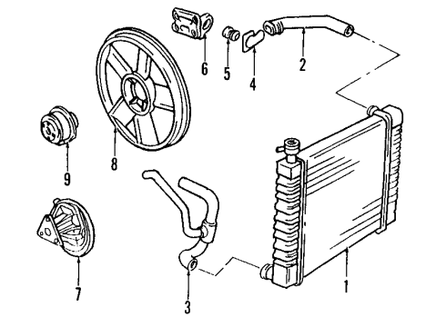 2002 Chevy Cavalier Blower Motor & Fan Diagram