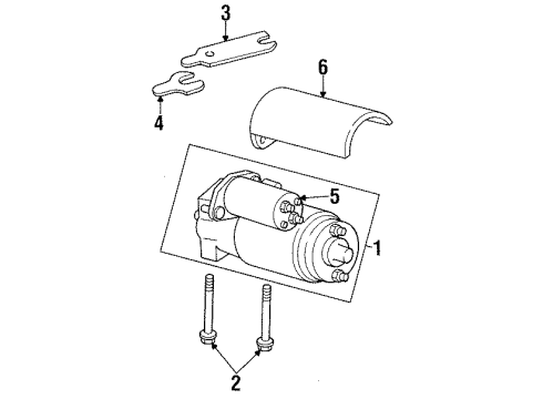 1993 GMC K2500 Starter Diagram