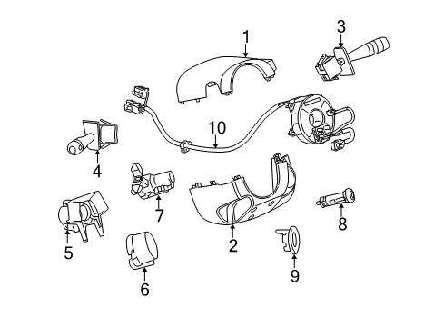 2006 Pontiac Torrent Ignition Lock Diagram