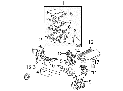 2001 Oldsmobile Alero Air Intake Diagram