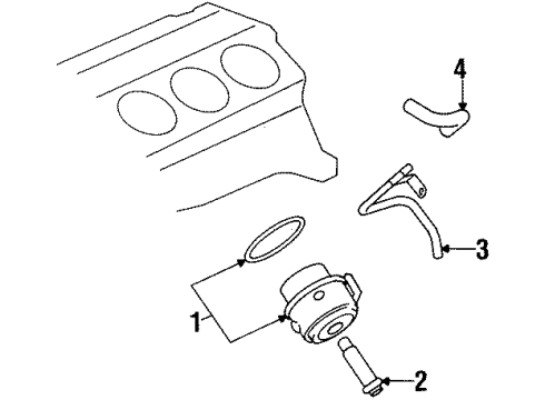 2002 Oldsmobile Silhouette Oil Cooler Diagram