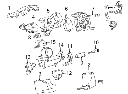 2011 Buick Enclave Anti-Theft Components Diagram