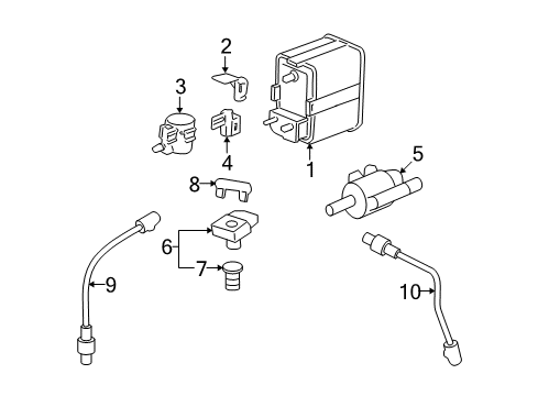2013 GMC Yukon XL 2500 Powertrain Control Diagram