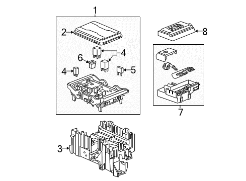 2016 GMC Sierra 2500 HD Fuse & Relay Diagram
