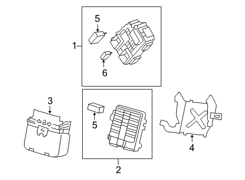 2012 GMC Yukon Fuse & Relay Diagram