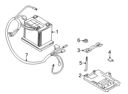 2001 Chevy Tracker Cable Assembly Diagram for 30028482