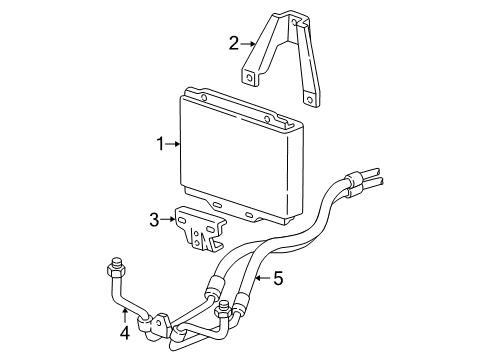 1997 GMC C1500 Oil Cooler Diagram