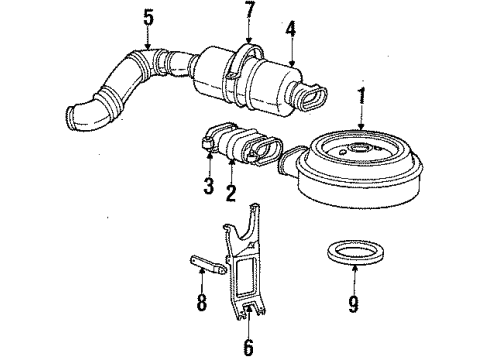 1986 GMC Jimmy Air Intake Diagram