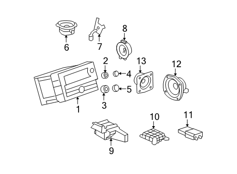 2009 Hummer H2 Sound System Diagram