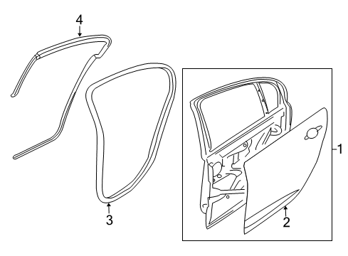 2013 Chevy Caprice Rear Door Diagram