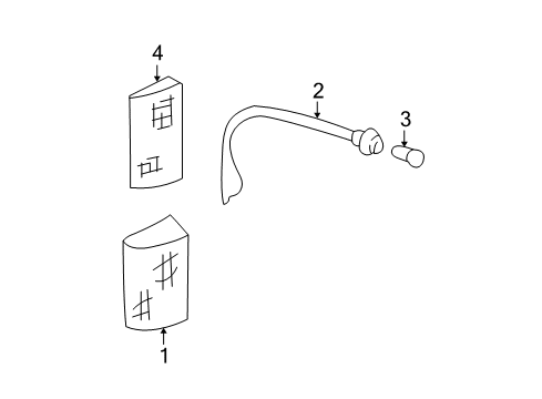 1995 Chevy C3500 Front Lamps - Side Marker Lamps Diagram