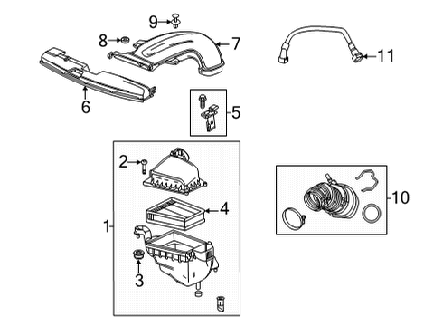 2023 Chevy Trailblazer Air Intake Diagram