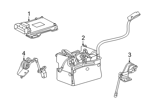 2017 Cadillac Escalade Ride Control Diagram