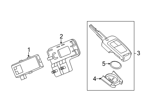 2013 Chevy Spark Keyless Entry Components Diagram