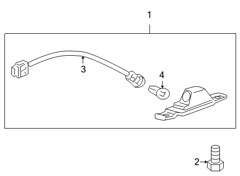 2007 Pontiac G6 License Lamps Diagram