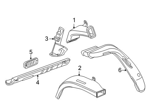 2017 Chevy Traverse Ducts Diagram 2 - Thumbnail