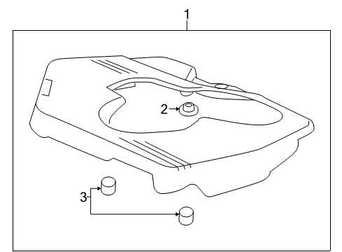 2007 Pontiac G6 Engine Appearance Cover Diagram 3 - Thumbnail