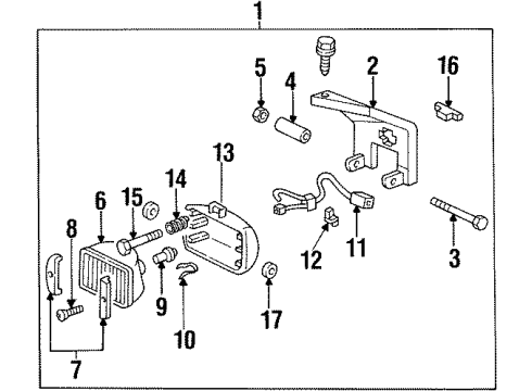 1990 Chevy C3500 Fog Lamps Diagram