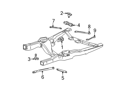 1985 GMC Safari Engine Mounting Diagram