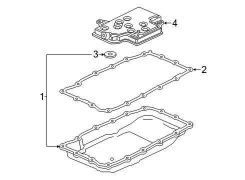 2023 Chevy Silverado 1500 Transmission Components Diagram