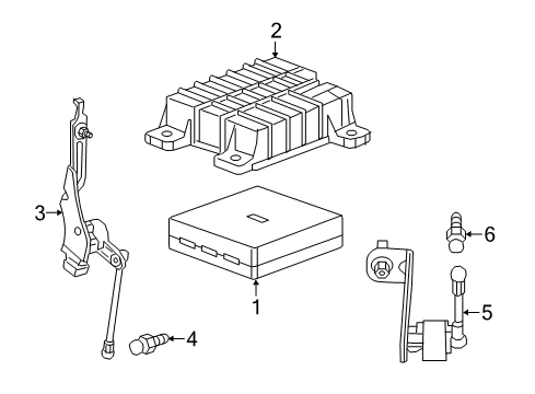 2018 Cadillac XT5 Ride Control Diagram