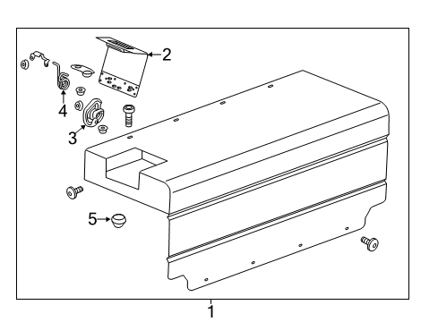 2017 Chevy Silverado 2500 HD Fuel System Components, Fuel Delivery Diagram 5 - Thumbnail