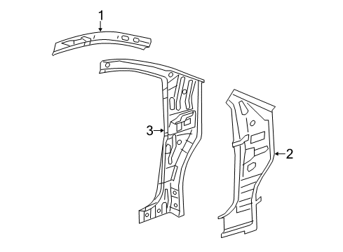 2013 Chevy Spark Hinge Pillar Diagram