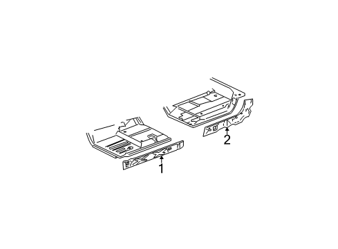 2006 Cadillac Escalade ESV Rocker Panel Diagram