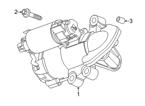 2022 Cadillac CT4 Starter Diagram