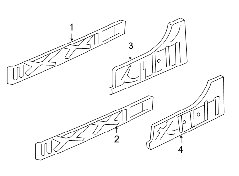 2012 GMC Yukon Rocker Panel Diagram