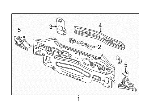 2014 Chevy Sonic Rear Body Diagram