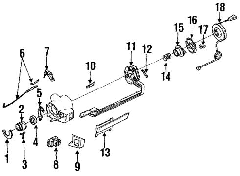 1991 Chevy Caprice Wire Shield Diagram for 26012369