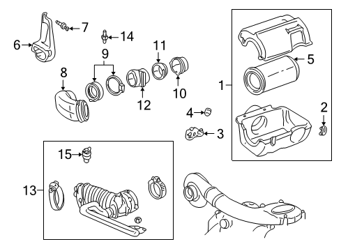 1997 GMC C1500 Air Intake Diagram