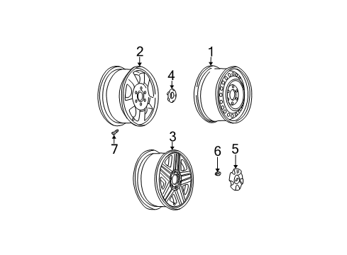 2005 Chevy Trailblazer Wheels Diagram