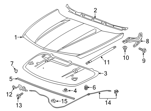 2023 Cadillac XT4 Lock Diagram for 84711414