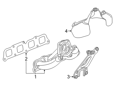 2019 GMC Terrain Exhaust Manifold Diagram