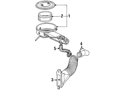 1993 Chevy S10 Air Inlet Diagram
