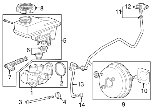 2021 Chevy Blazer Dash Panel Components Diagram