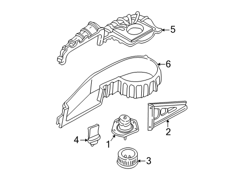 2001 Pontiac Grand Am Blower Motor & Fan Diagram