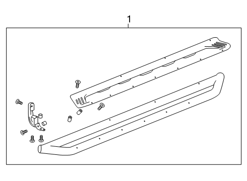 2019 Chevy Silverado 1500 Running Board Diagram 13 - Thumbnail