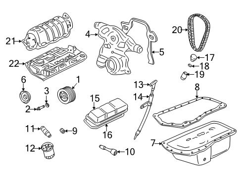 2003 Chevy Monte Carlo Intake Manifold Diagram for 89017272