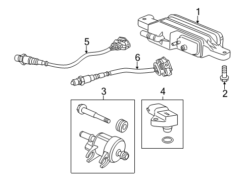 2013 Chevy Caprice Emission Components Diagram